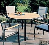 Indoor Furnitures item: Barlow Tyrie Teak 2ECC12 Eclipse Circular Dining Table