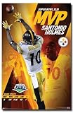 Pittsburgh Steelers NFL - Santonio Holmes - Wall Poster - 22x34 inches