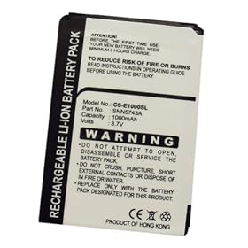 Bluetrade - Batterie Haute Performance Li-ion 1000mAh pour motorola E1000, Ming, A1200, V361, W208, W220, KRZR K3, V360, W375, ROKR E2, W205, E1070, C160, Q, Q9c,