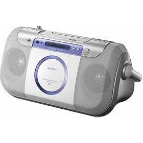 Sony CFD-E100 Portable CD Radio Cassette Recorder by Sony