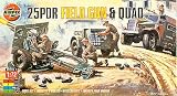 Airfix A01305 1:76 Scale 25pdr Field Gun and Quad Military Vehicles Classic Kit Series 1 - B0002HZVS2
