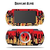 Protective Vinyl Skin Decal for SONY PSP - Dripping Blood
