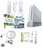 Nintendo System Wii Sports Resort HD Bundle with Wii Fit PLUS w/ Balance Bo ....