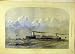 1872 Bessemer Saloon-Steamer Ship Victorian Print