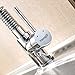 YoungQI Pull Down Swivel & Spring Kitchen Faucet Hot and Cold Kitchen Sink Faucet,Chrome Polished