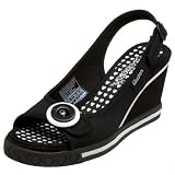 Skechers Cali Womens Cult Canvas Wedge Sling