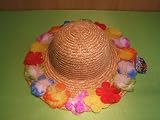 Spécial Tahiti Hawaï - chapeau Tahiti Hawaï femme à fleur