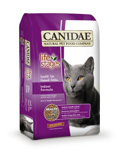 CANIDAE All Life Stages Indoor Adult Cat Food Made With Chicken, Turkey, Lamb & Fish Meals, 15 lbs