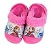 Disney Frozen Elsa Anna Girl's Warm Pink Fur Clog Mule Shoes (Toddler/Youth)