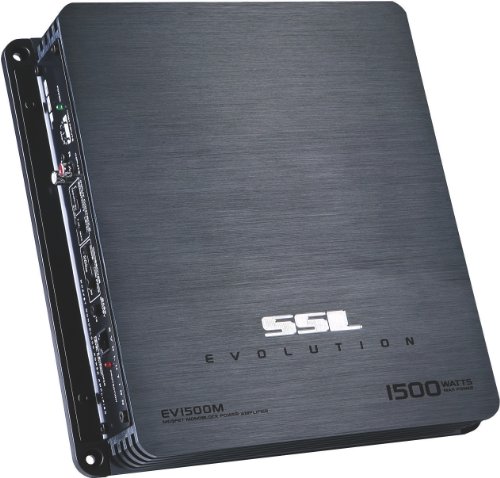 Sound Storm Laboratories EV1500M 1,500-Watt Monoblock Amplifier with High/Low Crossover Remote Subwoofer Level Control On Sale