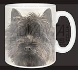 Kitchen: Brindle Cairn Terrier Dog Coffee Mug Christmas Gift Idea, Ref:AT-CT2MG