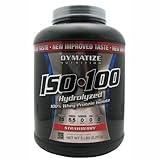 UPC 682384074824 product image for Dymatize Nutrition ISO 100 Whey Protein Powder, Strawberry, 5 lbs | upcitemdb.com