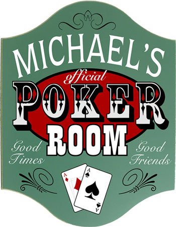 Personalized Wood Sign - POKER GOOD TIMES