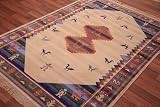 New Cream Silk Style Rug Modern Non Slip Washable Rugs 160cm x 230cm