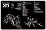 Springfield Armory XD Gun Cleaning - Armorers Bench Mat