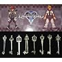 Kingdom Hearts II 8 KEYBLADE PENDANT SET Sora Necklace