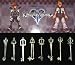 Kingdom Hearts II 8 KEYBLADE PENDANT SET Sora Necklace