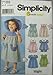 Simplicity Sewing Pattern 7189 Toddler Dresses, A (1/2-1-2-3-4)