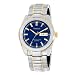 Armitron Men's 201501BLU Two-Tone Expansion Band and Blue Dial Dress Watch