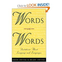 Words on Words: Quotations about Language and Languages