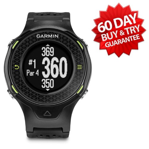 Garmin Approach S4 Golf GPS Watch (NEW VERSION w/ 30,000+ Courses) | 60-Day Buy &amp; Try Return Policy! (Black)