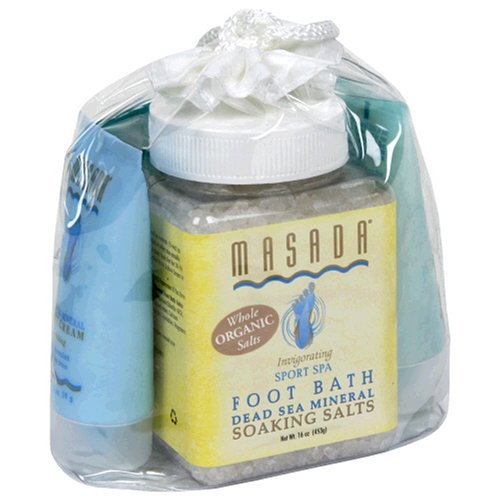 Masada Dead Sea Mineral Bath Luxuries Tote, Sport Spa, 1 tote (Pack of 2) by Masada