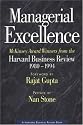 Managerial Excellence: McKinsey Award Winners from the Harvard Business Review, 1980-1994 (Harvard Business Review Book)