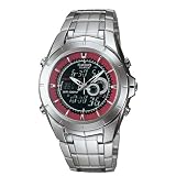 Casio Men's Ana-Digi Edifice Thermometer Bracelet Watch #EFA119D-1A4V