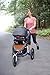 Graco Relay Click Connect Jogging Stroller, Tangerine