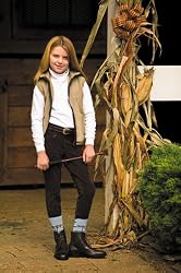 TuffRider Lowrise Embroidered Corduroy Breech Kids