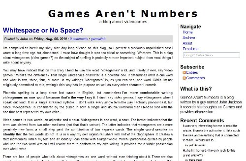 Games Arent Numbers photo Games Arent Numbers