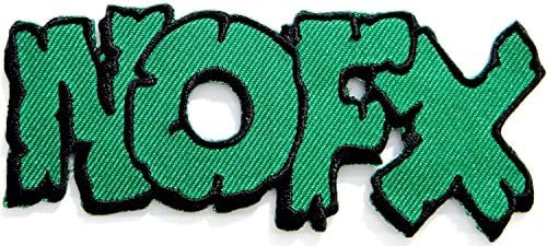 NOFX Band Logo Music Patch Sew Iron on Embroidered Badge Sign Costume Gift