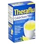 Theraflu Cold & Sore Throat Packets, Natural Lemon Flavor, 6 packets (Pack of 4)