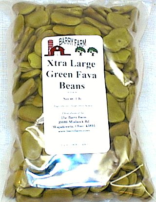 Fava, Extra Large, Green, 1 lb. by Barry Farm