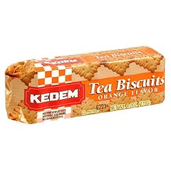 Kedem Tea Biscuits, Orange, 4.2-Ounce (Pack of 24)