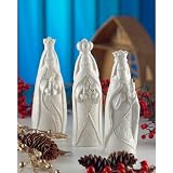 Belleek Holiday Collection Three Kings Set, 7.3 each piece