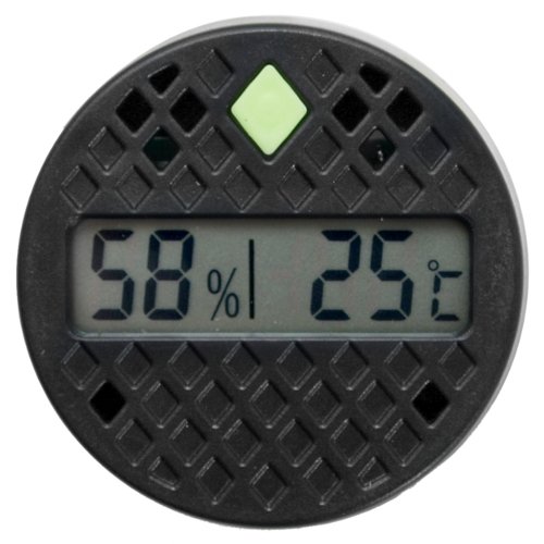 Madelaine Adjustable Round Digital Hygrometer