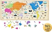 木製 NEW パズル世界地図