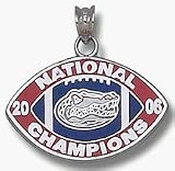 Florida Gators 2006 Bowl Championship Series 5/8 Enamel Logo Pendant - Sterling Silver Jewelry