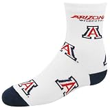 Arizona Wildcats White Toddler 4-6 (903) Team Logo Socks