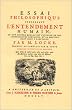 Essai philosophique concernant l'entendement humain