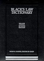 Black's Law Dictionary, 7th Deluxe Edition