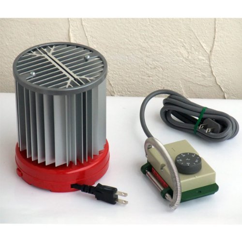 パネルヒーターSPZ-200（200W・グリーンサーモZY-6Aつき）（温室用ヒーター）[昭和精機工業]