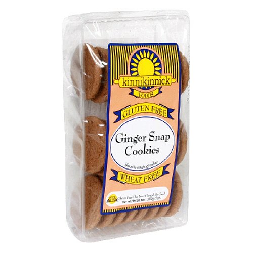 Kinnikinnick Foods Gluten-Free Cookies, Ginger Snap, 7-Ounce Bags (Pack of 6)