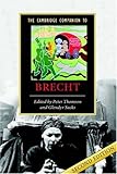 The Cambridge Companion to Brecht (Cambridge Companions to Literature) (Cambridge Companions to Literature)