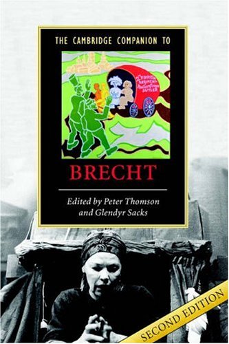 The Cambridge Companion to Brecht (Cambridge Companions to Literature)