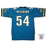 Reebok NFL Equipment Jacksonville Jaguars #54 Mike Peterson Teal Replica Football Jersey