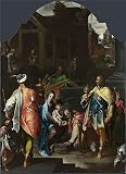 Oil Painting 'Bartholomaeus Spranger - The Adoration Of The Kings,about 1595' 12 x 17 inch / 30 x 42 cm , on High Definition HD canvas prints is for Gifts And Laundry Room, Nursery And Powder decor