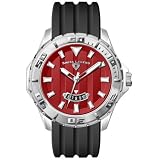 Swiss Legend Mens Portofino Collection Silver Tone Red Dial Watch #SL-40045-55