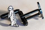 Meerkat cufflinks